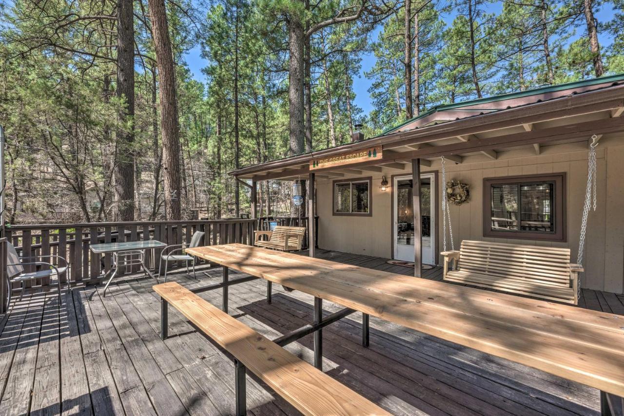 Tranquil Cabin With Stream And Deck Near Dtwn Ruidoso! Екстер'єр фото
